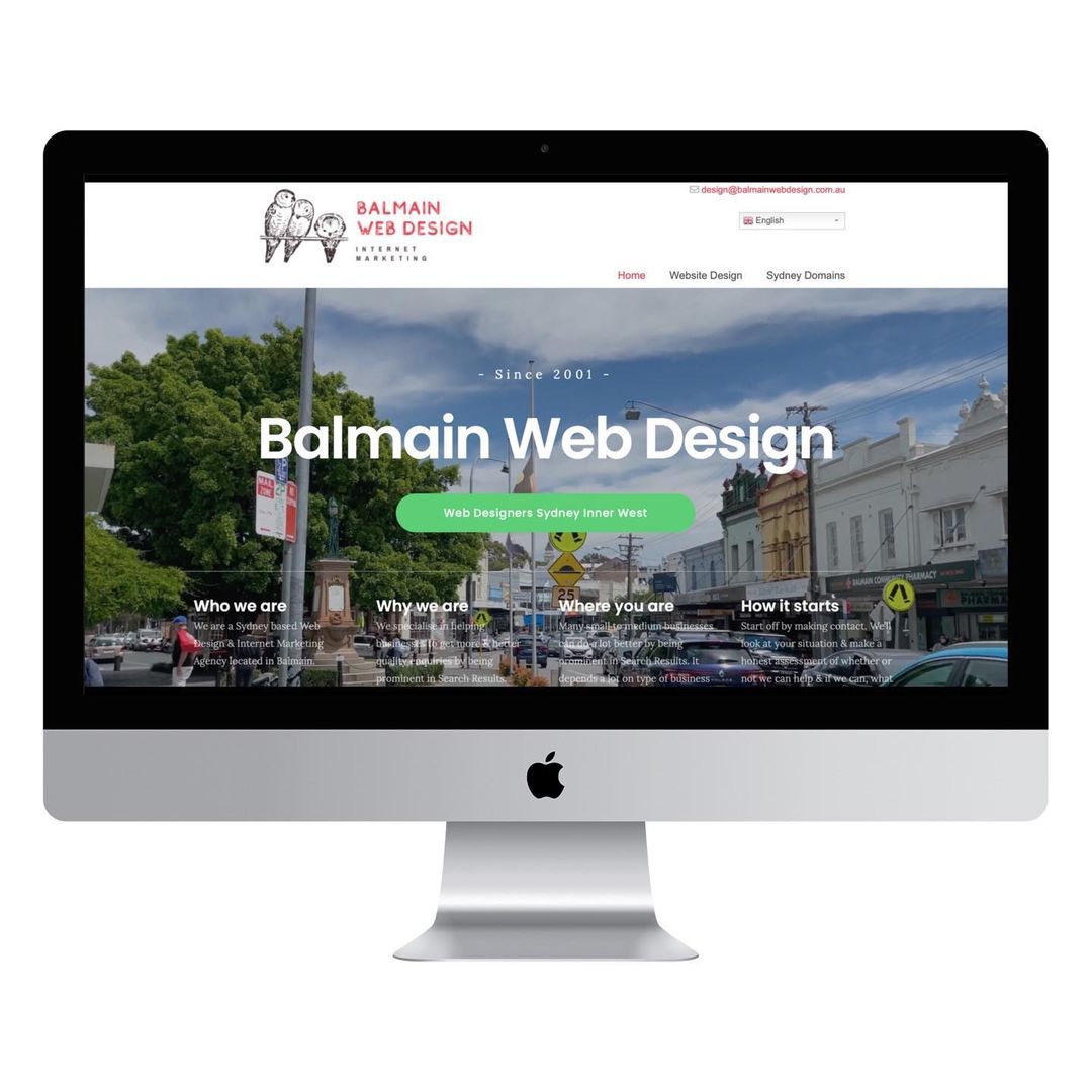 Balmain Web Design 1